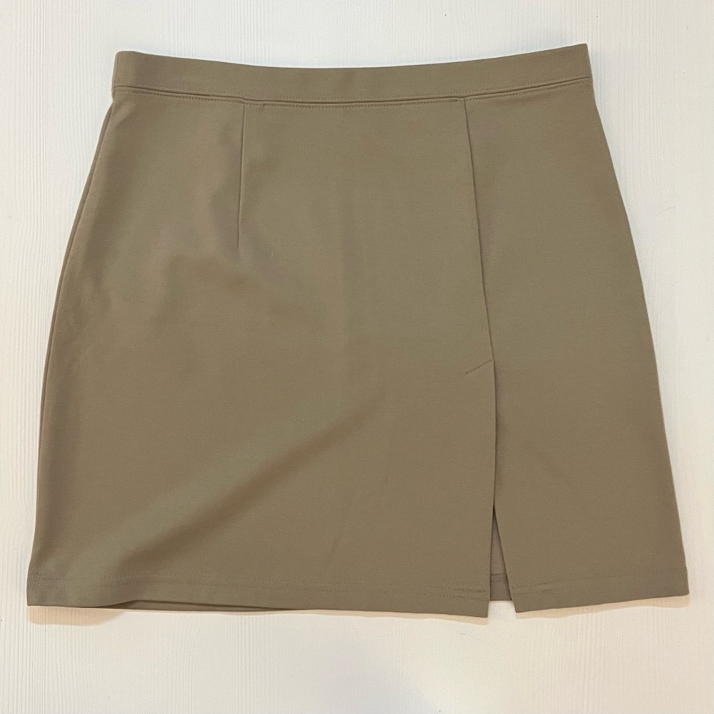 EXPRESS Y2K VTG Mini Skirt Tan Size M